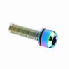   Alloy   Tapered   Screw With Washer For Mountain Bike(colorful)