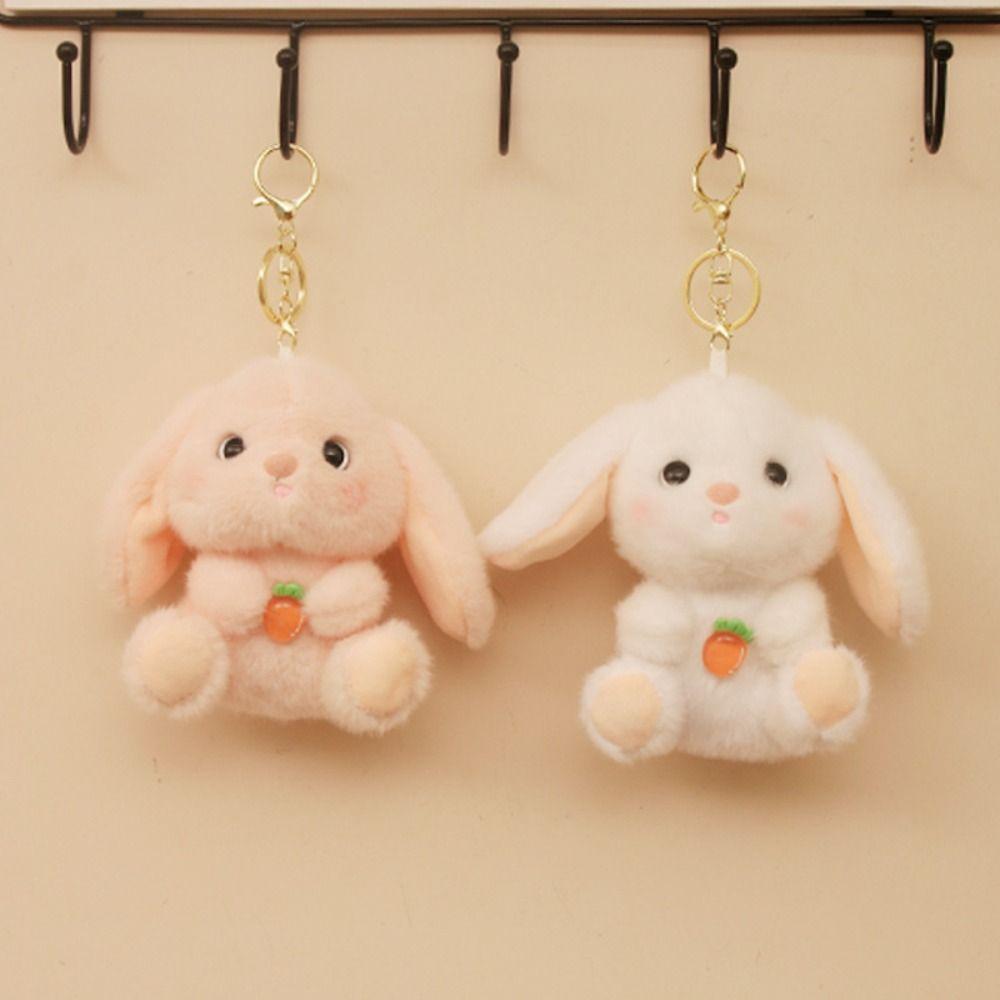 Animal Bear Plush Bunny Keychain Plush Doll Rabbit Bag Pendant Gifts for Baby