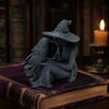 Статуэтка Ведьмы в винтажном стиле, 3D-печатная статуя, готическая скульптура с вороном, мистическая фигурка для дома, рабочего стола, полки, для Хэллоуина, в помещении и на улице