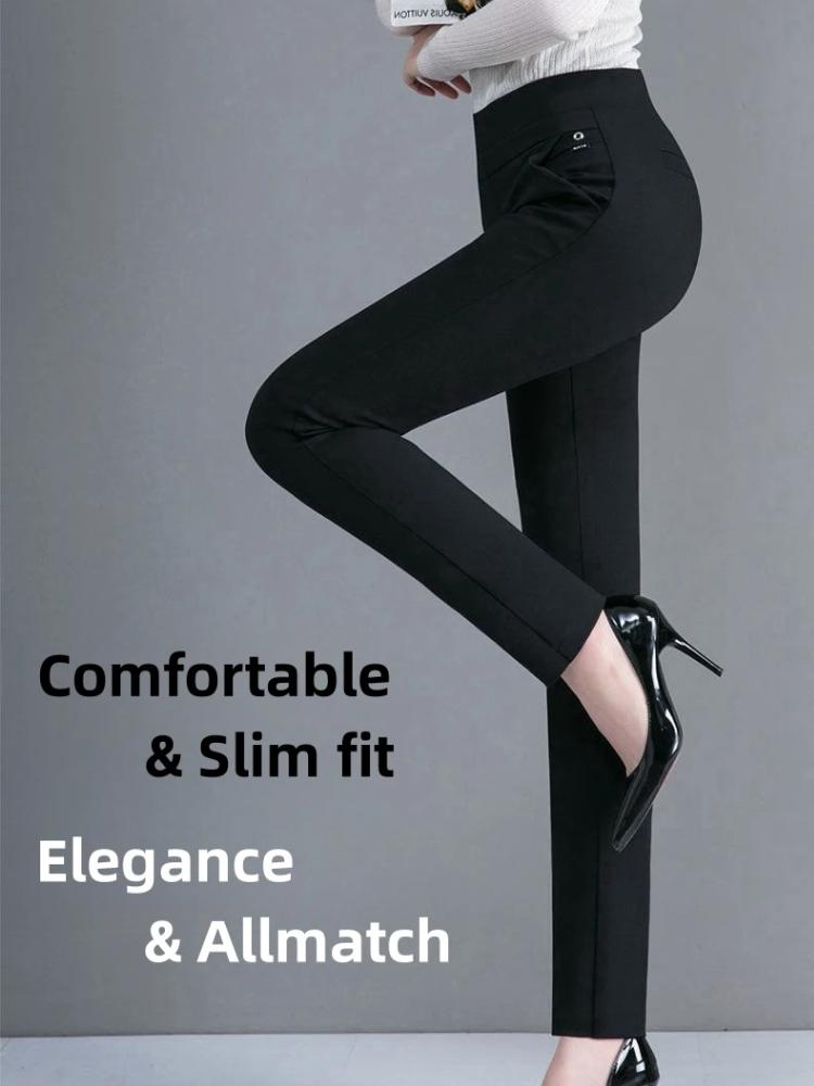 Весенние элегантные дизайнерские брюки-карандаш женские флисовые термоэластичные офисные женские облегающие брюки Thichen тонкие узкие брюки женская одежда леггинсы