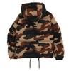 MONCLER LIORAN Camouflage Hoodie Down Jacket 0 BrownUsed