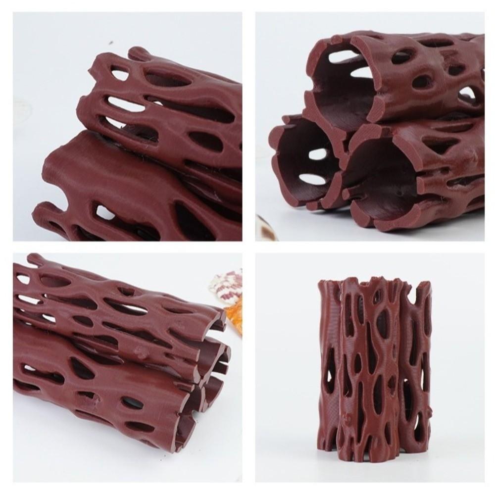 Simulation Shrimp Hiding Cave Tree Trunk Shape Fish Breeding Cave Fish Tank Landscaping