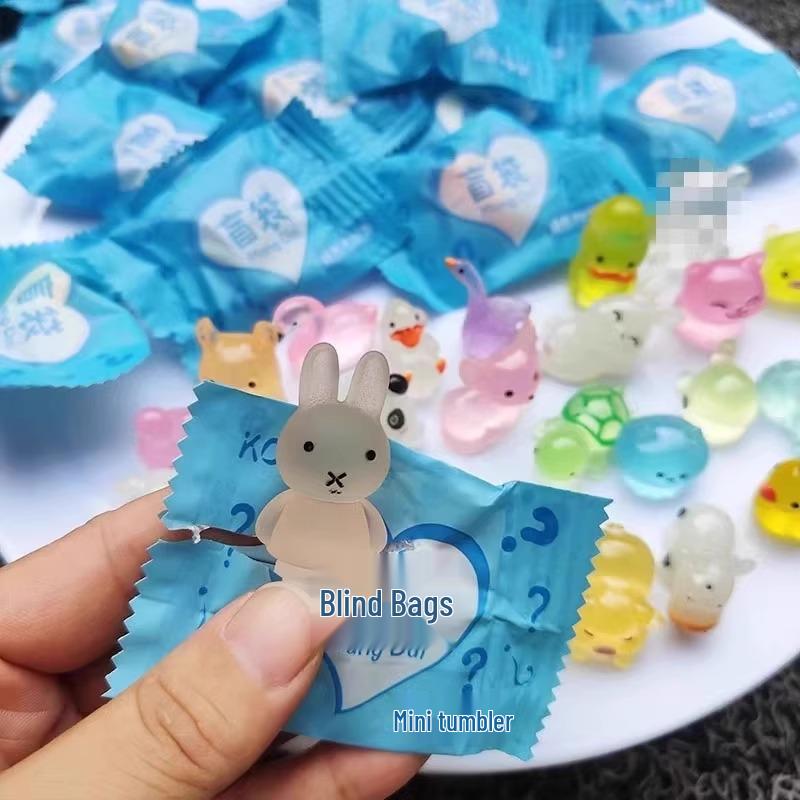 Светящаяся 3D Мультяшная Фигурка Животного в Слепой Упаковке - Летний Подарок для Детей