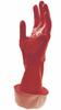 Fujisho Rubber Gloves Drip Stopy 2 Pair Set Red S 9841