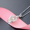 Линдон Стерлингового Серебра 925 Классическое Женское Ожерелье Кулон Циркон Модный Подарок