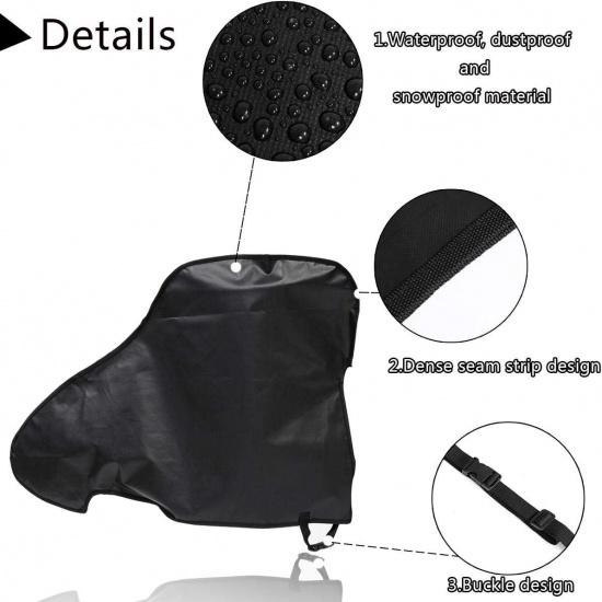 Caravan Hitch Cover, Trailer Hitch Lock Covers - Universal Waterproof Breathable Tow Hitch Cover For Caravan, Tongue Jack Cover, PVC Trailer Towing