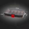 Lure Bait Organizer Portable Large Capacity Reusable Multifunctional Container Protection Translucent Fishing Tackle Bait Hooks Storage Box Fishing