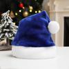 High Quality Christmas Decoration Supplies Xmas Soft Hat Santa Claus Red Noel Hat Merry Christmas Gift Happy New Year 2023 Party Dress Up