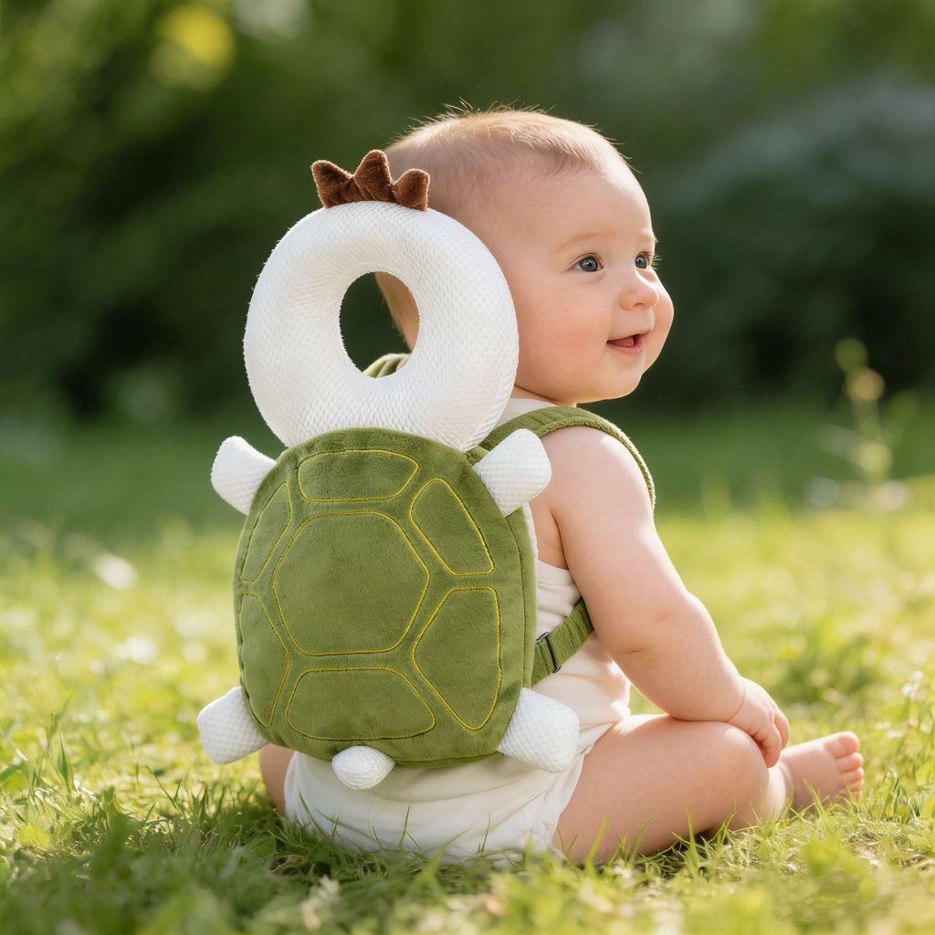 Baby Walking Head Protection With Breathable Plush Fabric For Newborns And Toddlers