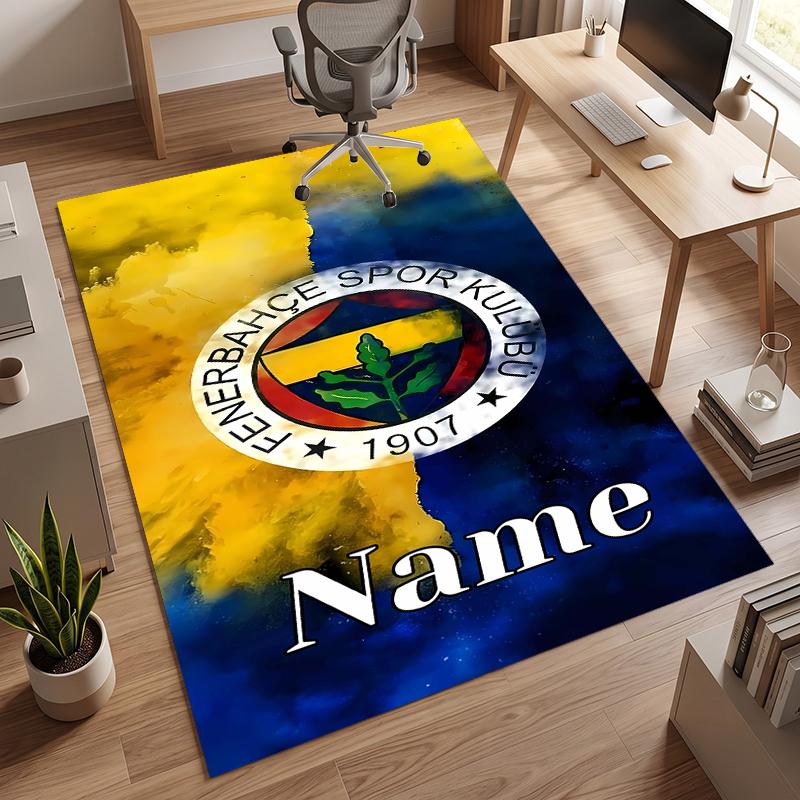 Fenerbahce SK (14) Personalized name Office Carpet Stylish Decor for Living Room Bedroom Kitchen