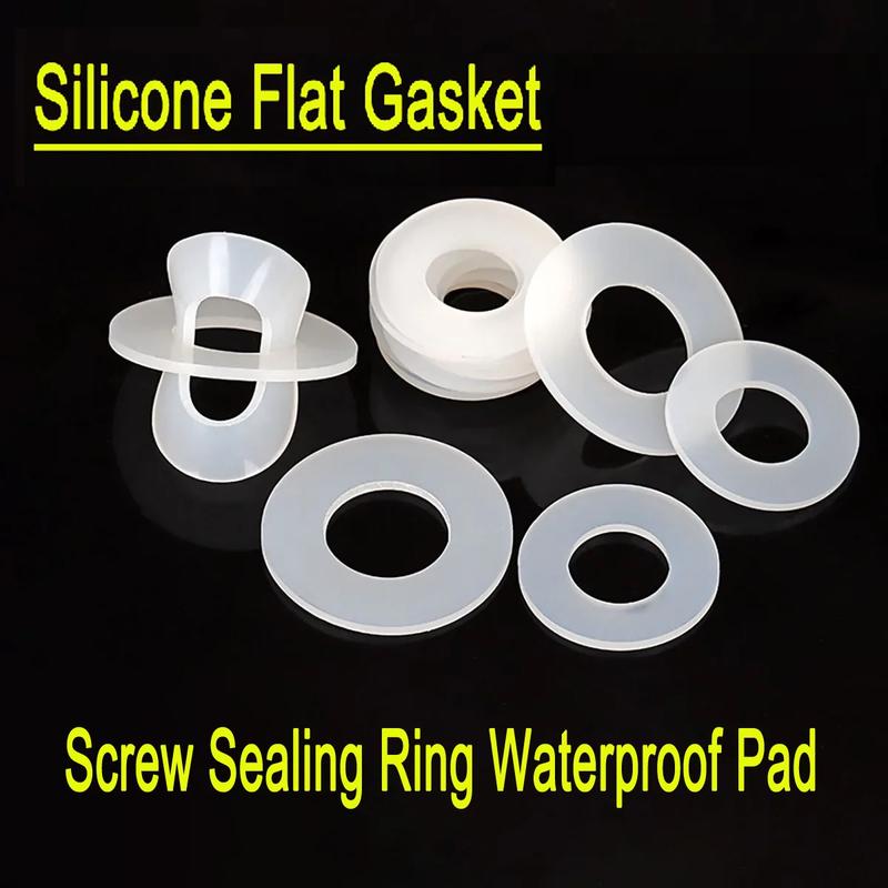 Silicone Flat Gasket/Screw Sealing Ring Waterproof Pad