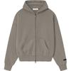 Fear of God Essentials Classic Fleece Толстовка на молнии Homestead Heather Мужские топы Коричневый 192SP254783F