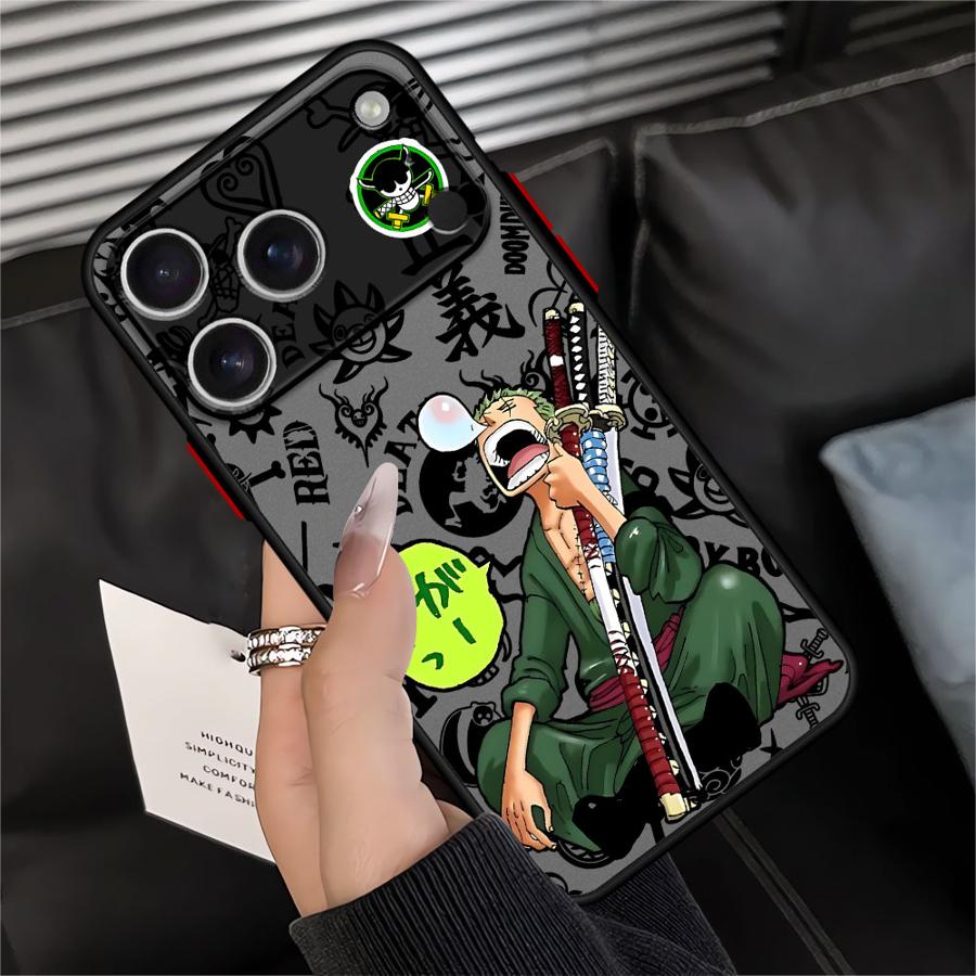 Чехол для iPhone 17 Pro Max 14 16 Plus 13 Mini 7 8 SE 12 15 11 XS XR Air Funda с принтом Аниме Ван Пис Задняя крышка телефона