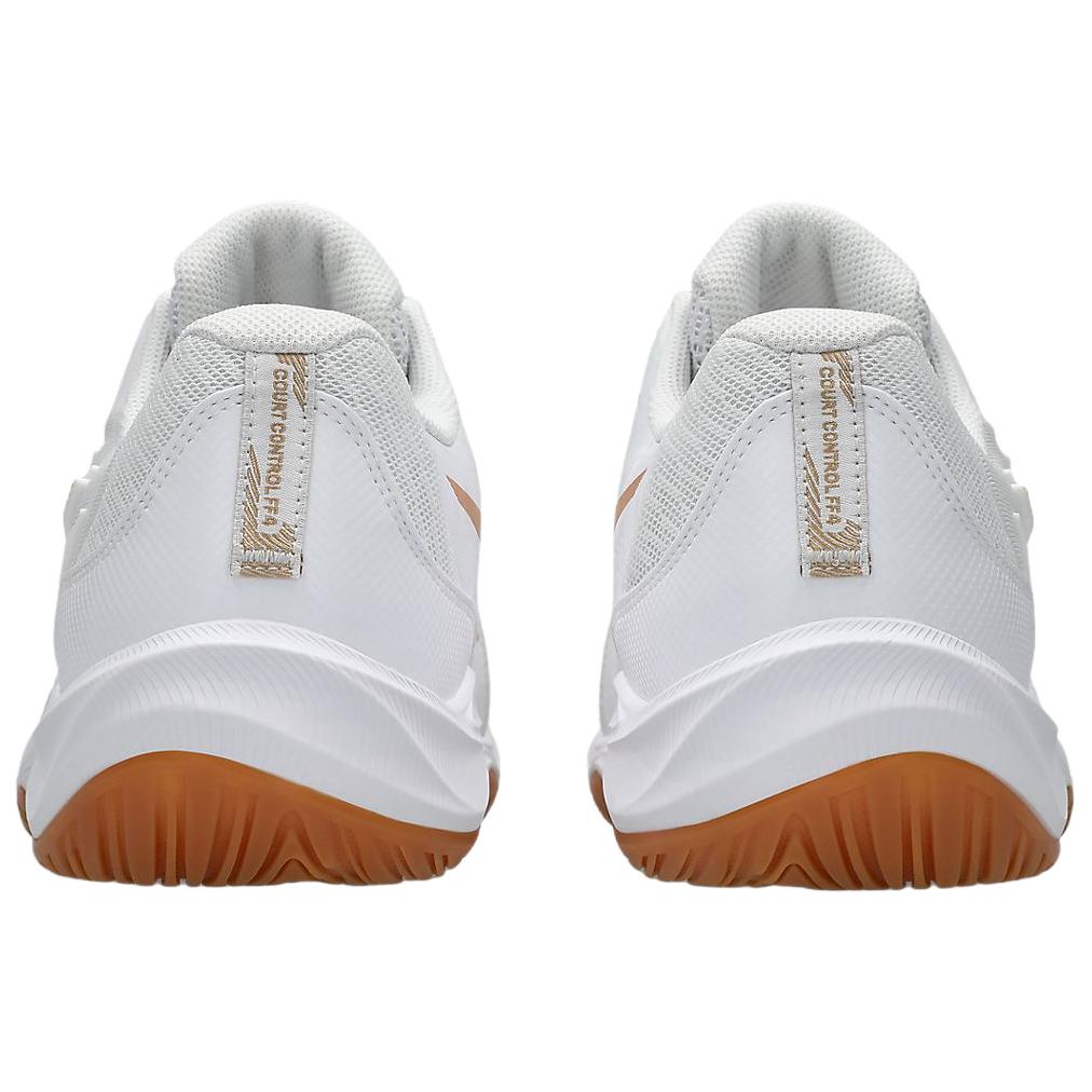 Asics Кроссовки Court Control FF 4 2E Широкие Белый Чистое Золото Унисекс 1073A094-100