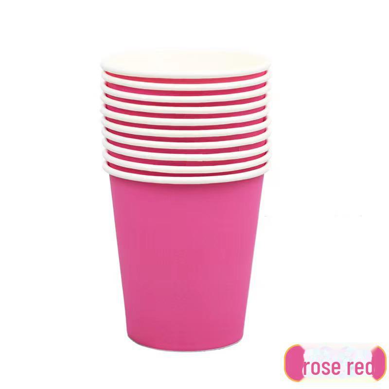 Красочные полосатые бумажные стаканчики для декора вечеринок и праздников