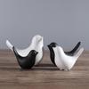 Crafts Nordic Style Black White Home Decoration Modern Ornaments Figurines Bird Sculpture Statue