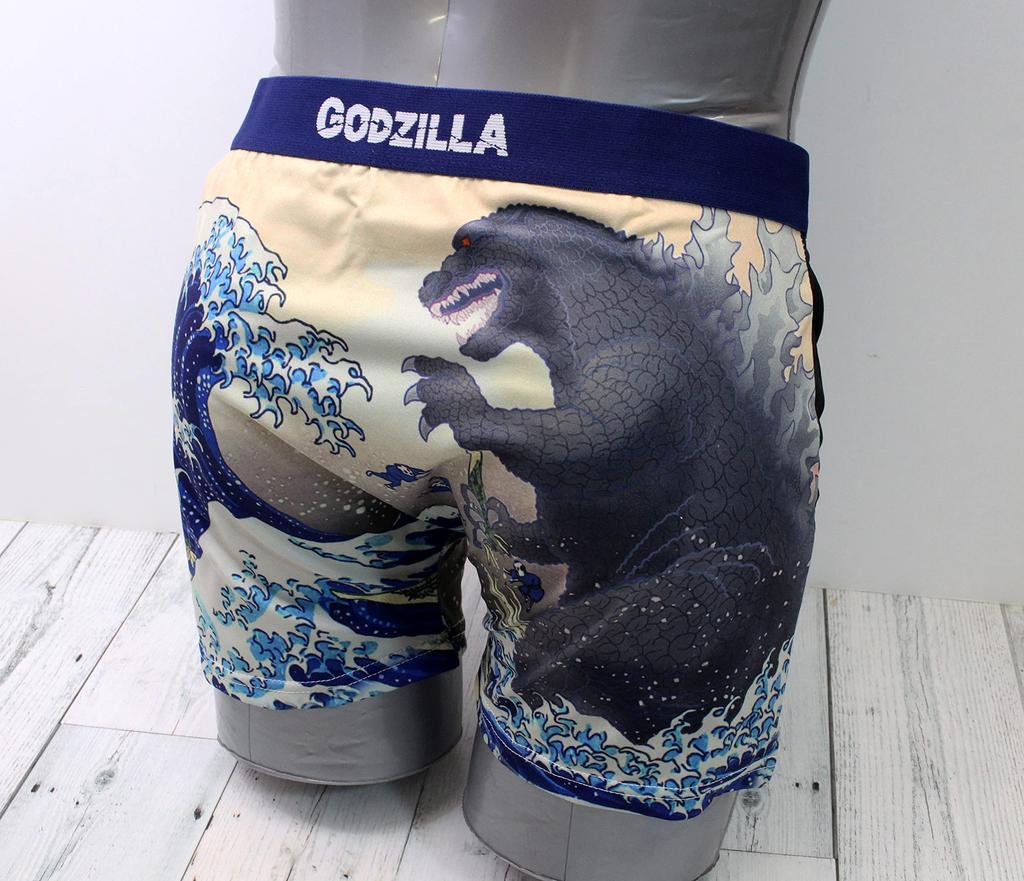 Fourcart Godzilla Боксеры Виды горы XL Шорты, Тридцать шесть Фудзи, (Талия 92-103 см)