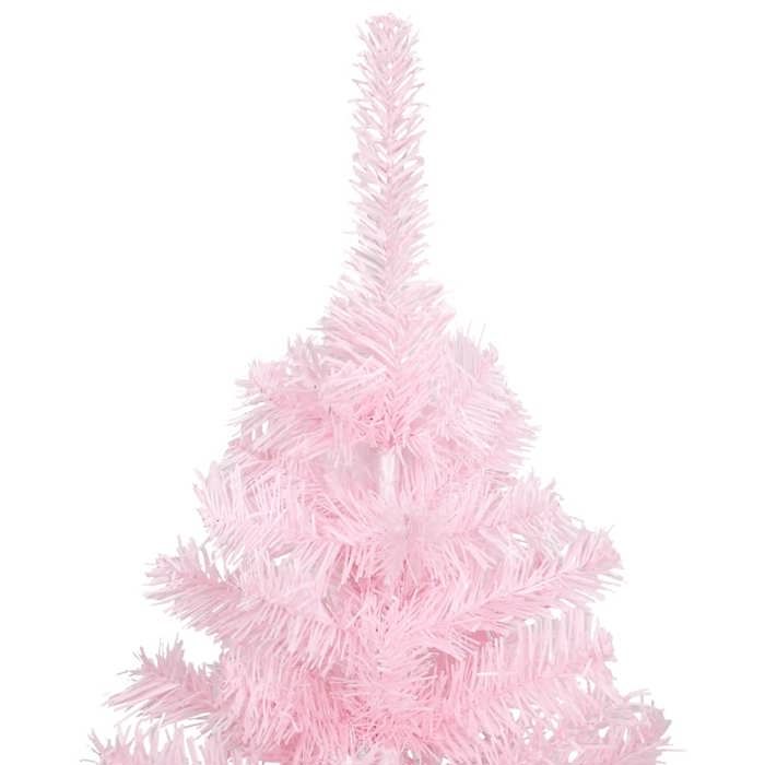 VidaXL Artificial Christmas Tree with Stand Pink 180 Cm PVC