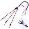 3 Way Dog Coupler Leash No Tangle Splitter Triple Dog Leash for Walking Running Three Small Dogs Cats Puppy 3 In 1 Traction Rope