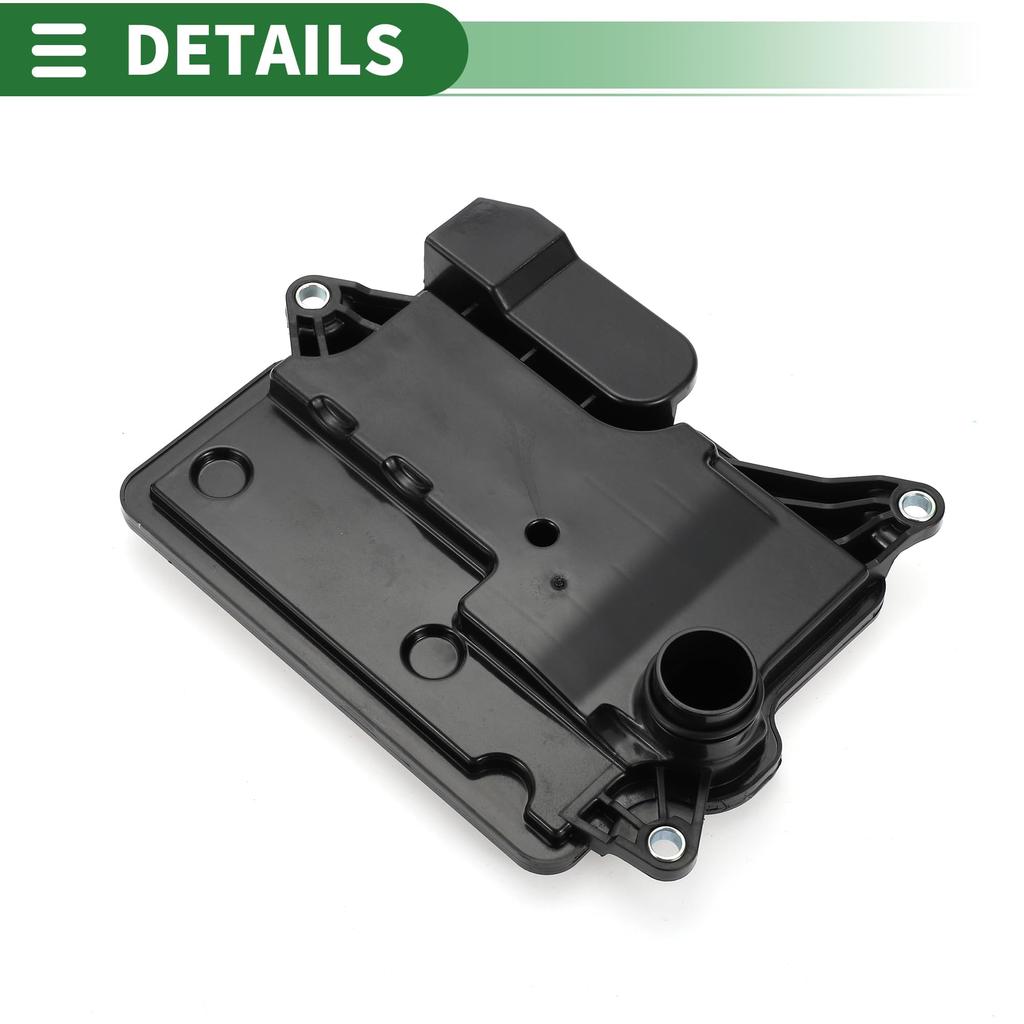 Motoforti Automatic Transmission Oil Filter Kit for Toyota Hiace 3.5L (2019-2022), Plastic/Rubber with Gasket, Black, Part Number 3533026010