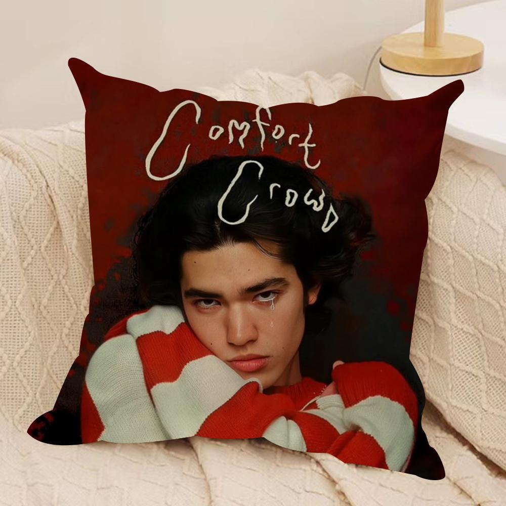 Conan Gray Holidays Cushion Cover Silky Short Plush DoubleSided Printed Pillow Case for Sofa All Seasons Home Decor Gift