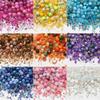 New 8MM Round Beads Rice Beads Mixed Color Mixed Style Colliding Color System Gradient Change Diy Jewelry Accessories Bracelet Accessories