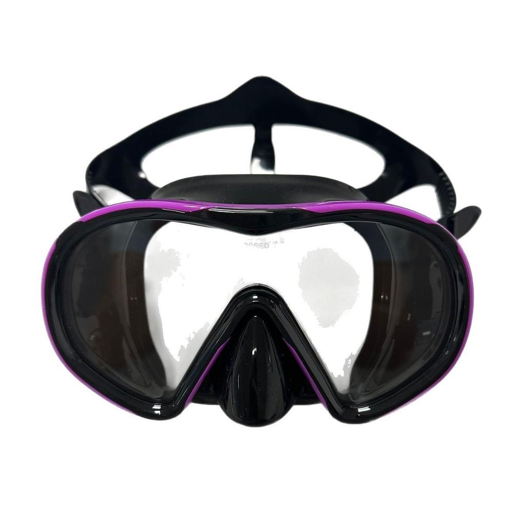 Большая силиконовая маска с полной сухой трубкой для снорклинга