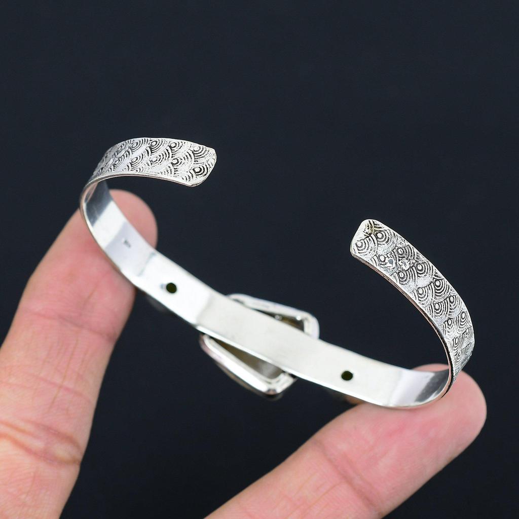 День матери Сделка Серебро 925 пробы Натуральный Аква Невада Агат Цитрин Браслет