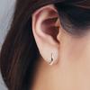 1Pc Unisex Earring Hoop All-match Jewelry Accessory Piercing Round Simple Earring