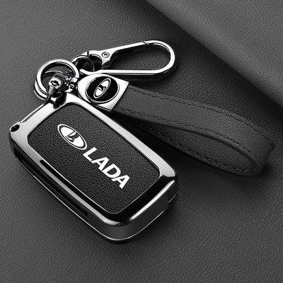 Автомобильный чехол-сумка для ключей из цинкового сплава для Lada Vesta Niva Samara Kalina Largus Priora Xray Granta Cross Декоративные аксессуары для корпуса ключа