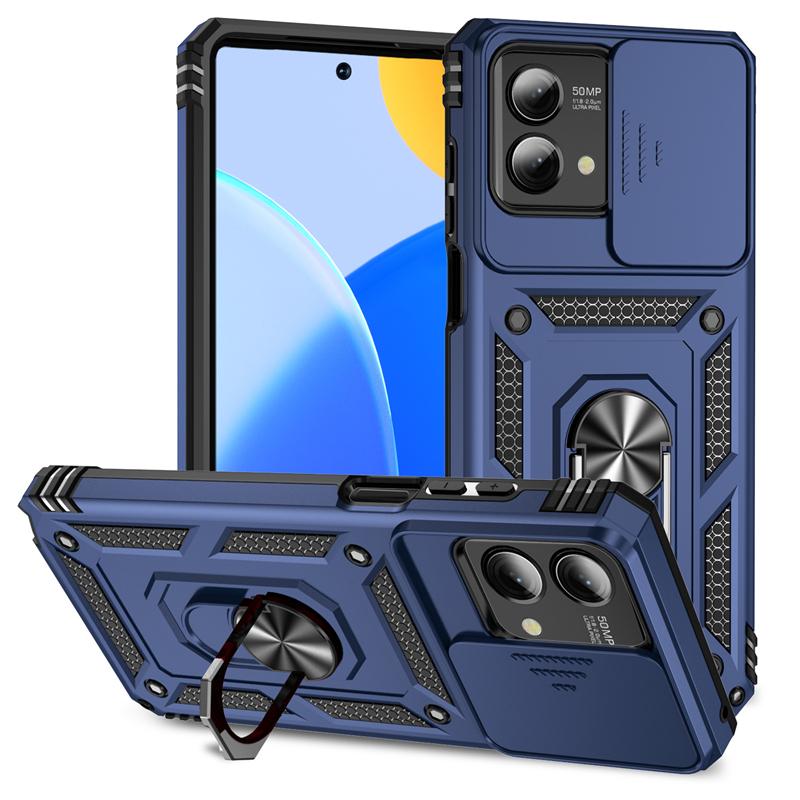 Для Moto G Stylus 5G 2023 чехол магнитный держатель кольцо телефон чехол для Motorola Moto G Stylus 5G (2023) Задняя крышка Slide Lens Armor