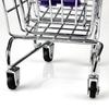 2025 New Mini Supermarket Shopping Cart Desktop Model Ornament Children's Toys Home Decoration Cute Retro Home Decoration