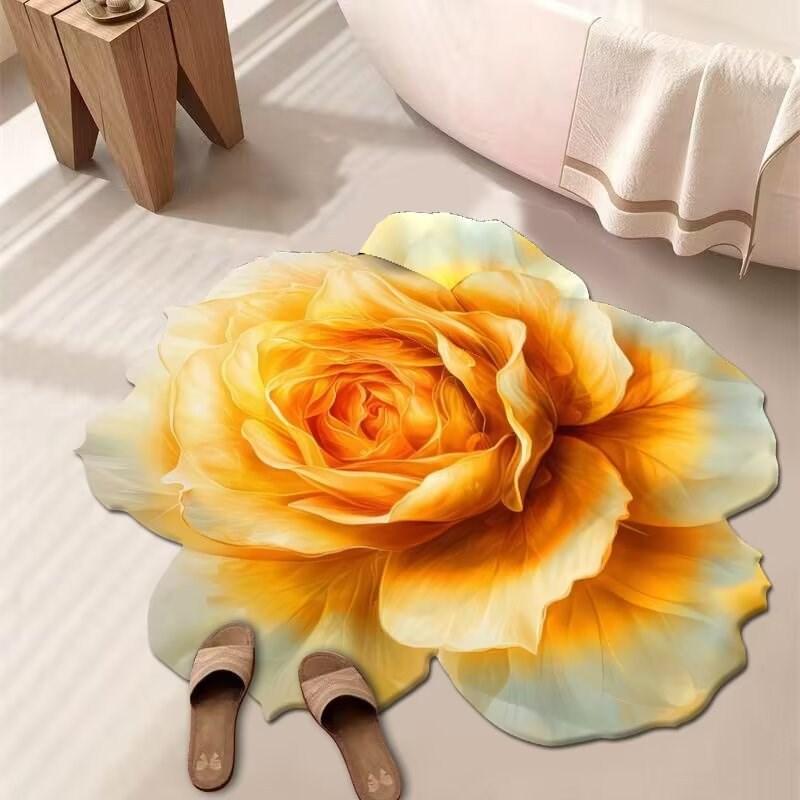 Большой Цветочный Круглый Ковер Ковер для Гостиной Ковер для Спальни Прикроватный Ковер