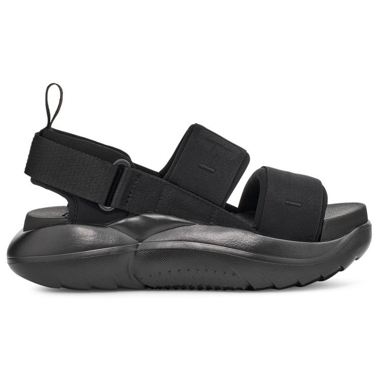 UGG La Cloud Series Fabric Vintage Thick Sole Comfortable Fashion Sandals Women Sandals Black 1136814-BLK