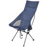 Ultra Light Folding High Chair Camping Chair Outdoor Chair Aluminum Chair High Back with Headrest Ultra Light Folding Storage Bag Included