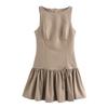 Kaslead New Arrival Women's Clothing Fashion Style Fashion Bowknot Decoration Mini Dress 3152278