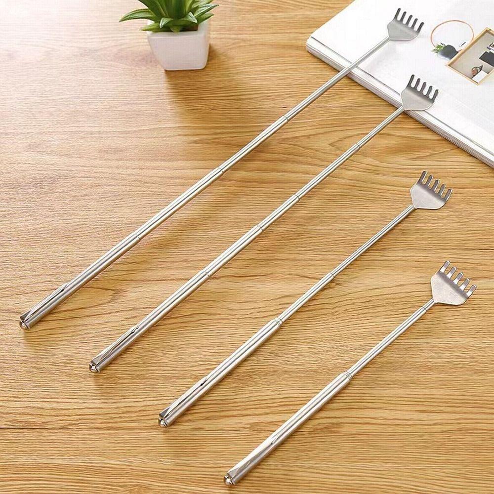 Hot Stainless Steel Back Itch Scratcher Telescopic Pocket Size Massage Tool Handy Health Care