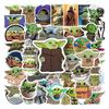 50Pcs Yoda Graffiti Stickers Suitcase Water Cup Stationery Mobile Phone Car Scooter Laptop Refrigerator Decoration Diy Decals