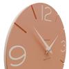Настенные часы CalleaDesign SMILE терракотово-розовые