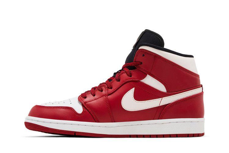 Мужские кроссовки Nike Jordan 1 Mid Chicago Gym Red/White-Black