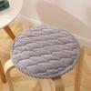 Round Velvet Seat Cushion 25-50cm Solid Color Stool Seat Mat Thick  Soft Chair Pads Portable Outdoor Kindergarten Stool Cushion