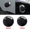 45/74/82mm Hood/Trunk Emblems + 68mm Wheel Hub Covers - Compatible with BMW 3/4/5 Series & X5/X6 (F Series) - Black/White