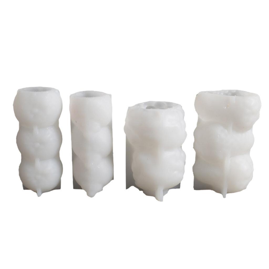 High Quality Silicone Mold For Unique Stacked Fruit Candle Holders Perfect For DIY Enthusiasts And Home Decor Lovers