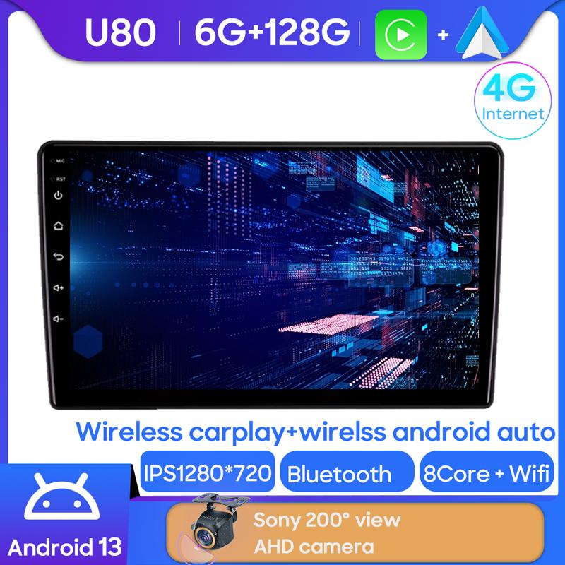 Android Мультимедиа Для Opel Vectra 3 C 2002 - 2008 Автомобильный Стерео Процессор Радио QLED Плеер Навигация Carplay Авто HDR Камера WIFI Экран