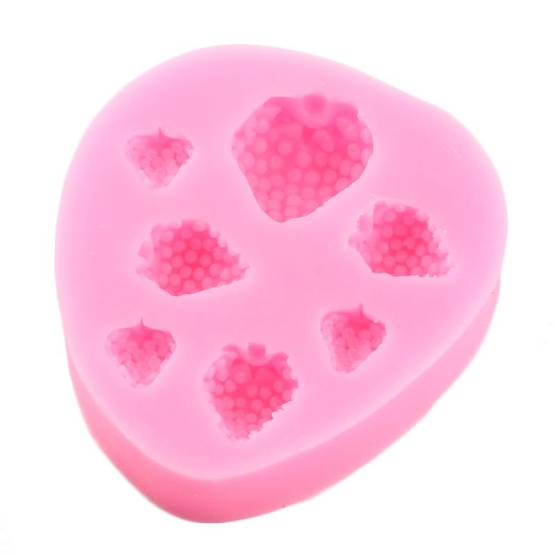 Силиконовые формы для клубники, формы для фруктов и шоколада, инструменты для украшения торта из помадки, полимерная форма для конфет, глины, формы для кексов