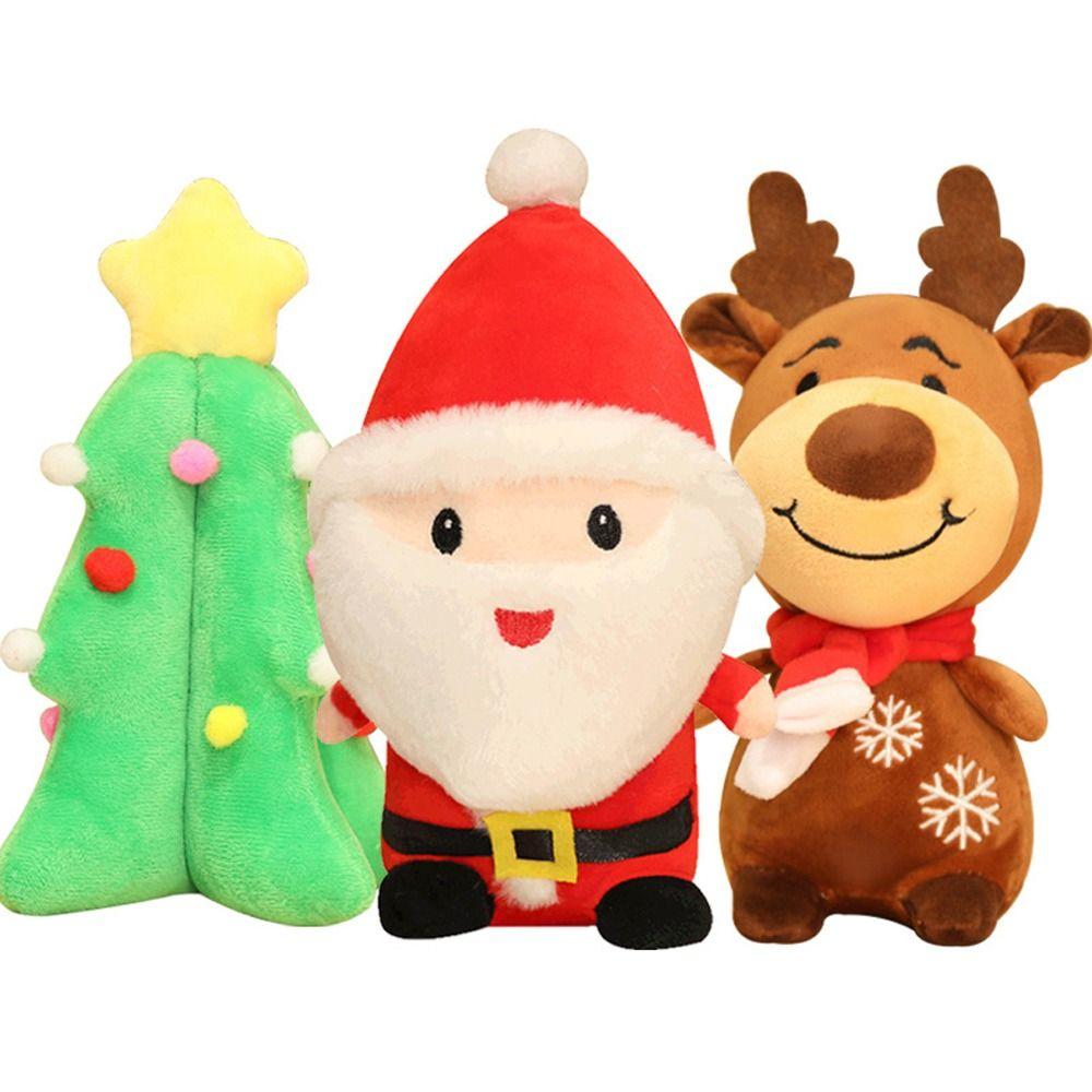 Подарки Интерактивная Игрушка Рождественская Елка Плюшевые Игрушки Рождественские Украшения Рождественская Кукла Рождественские Украшения