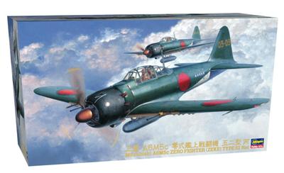 Hasegawa Японский флот Mitsubishi A6M5c Зеро Истребитель Тип 52 Хей Масштаб 1/48 Пластиковая модель JT72
