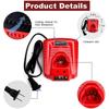 Зарядное устройство для литий-ионного аккумулятора 10,8 В 12 В для Milwaukee M12 48-11-2402
