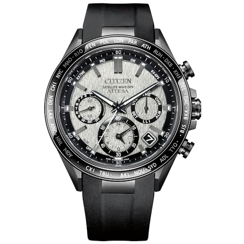 [CITIZEN] Часы Attesa Eco-Drive с GPS CC4055-14H Мужские, Черные (Уретан и Металлик)