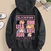 Толстовки BlackPink, Толстовки Born Pink, Толстовки для фанатов Kpop, Толстовки с товарами Kpop, Толстовки с мирового тура Blackpink